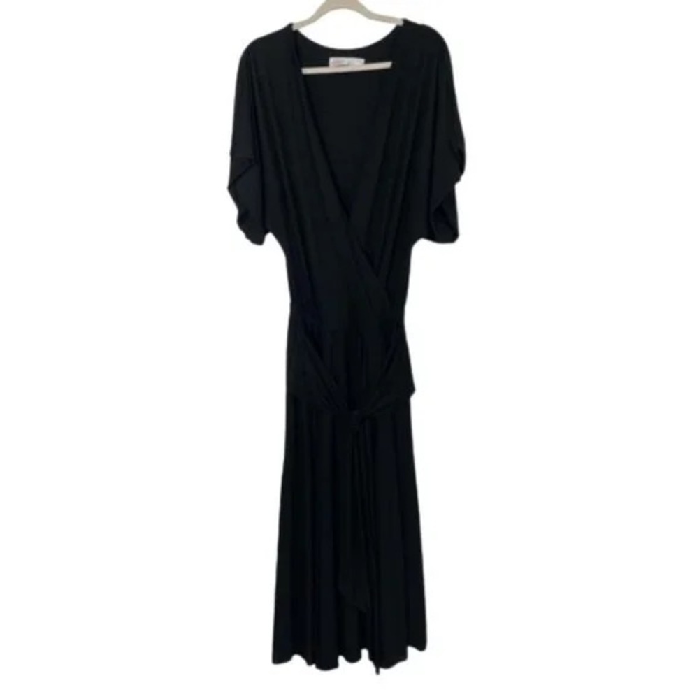 🔥Free People,FP Beach,Kauai black wrap, Gorgeous oversized Dress,Size Med. - Picture 5 of 14